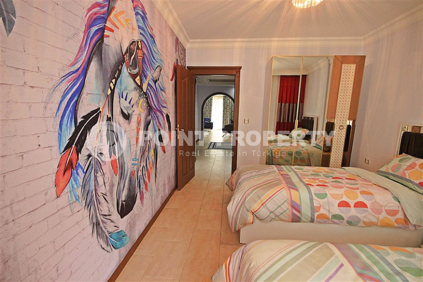 Apartment 2+1 with designer interior, in a cozy residence by the sea in the center of Mahmutlar-id-1175-photo-16