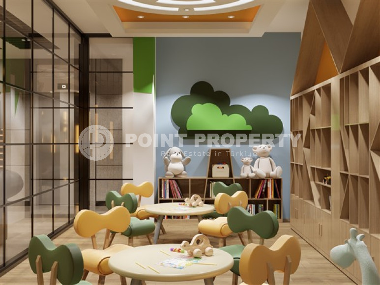 Apartments, 53-110m², in a residence with good infrastructure in Mahmutlar, Alanya, under construction-id-2177-photo-24