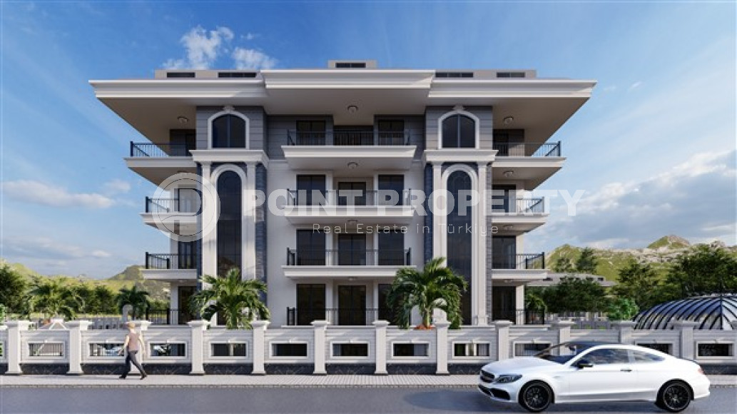 Two and four bedroom apartments, 118-146m², under construction in Alanya -Oba-id-2181-photo-1