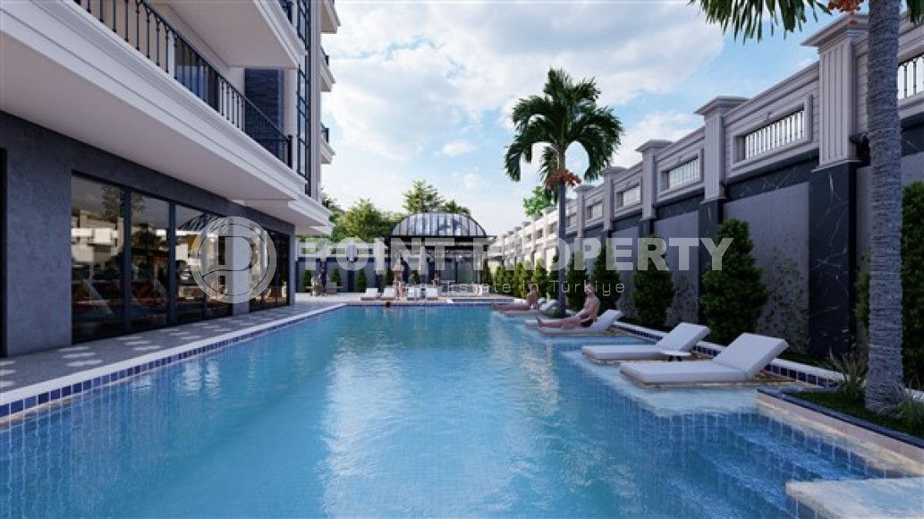 Two and four bedroom apartments, 118-146m², under construction in Alanya -Oba-id-2181-photo-3
