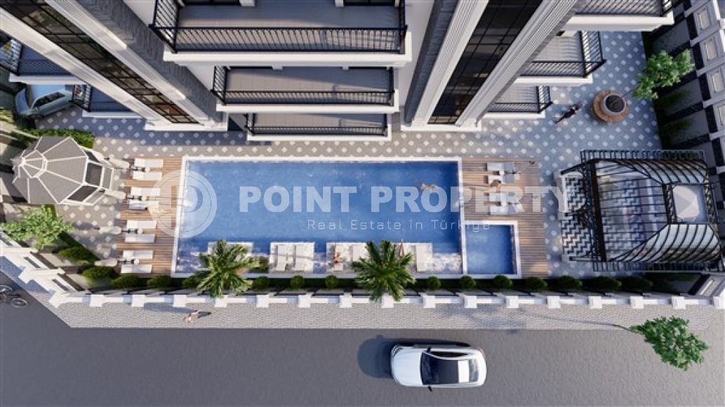 Two and four bedroom apartments, 118-146m², under construction in Alanya -Oba-id-2181-photo-4