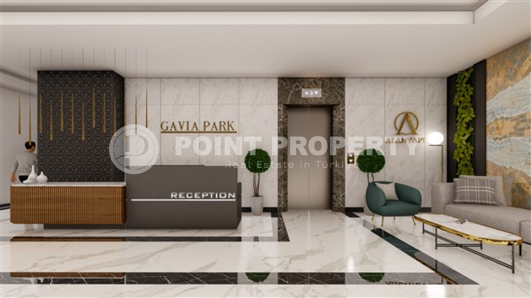 Two and four bedroom apartments, 118-146m², under construction in Alanya -Oba-id-2181-photo-9