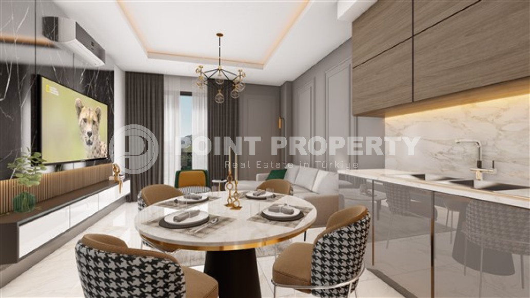 Two and four bedroom apartments, 118-146m², under construction in Alanya -Oba-id-2181-photo-10