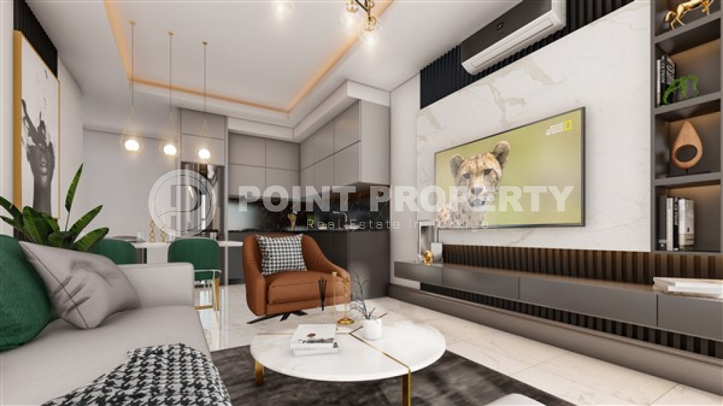 Two and four bedroom apartments, 118-146m², under construction in Alanya -Oba-id-2181-photo-17