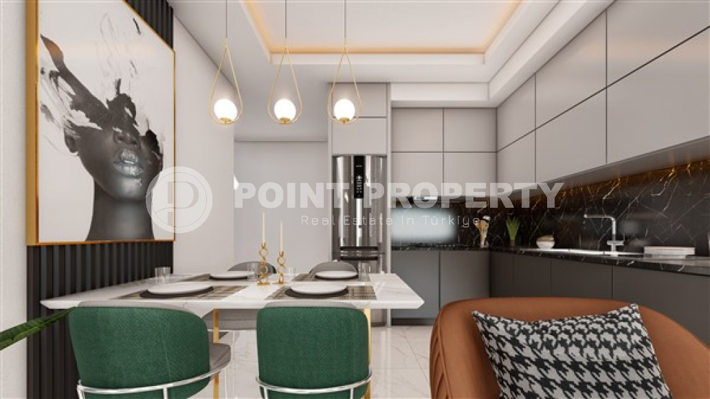 Two and four bedroom apartments, 118-146m², under construction in Alanya -Oba-id-2181-photo-18