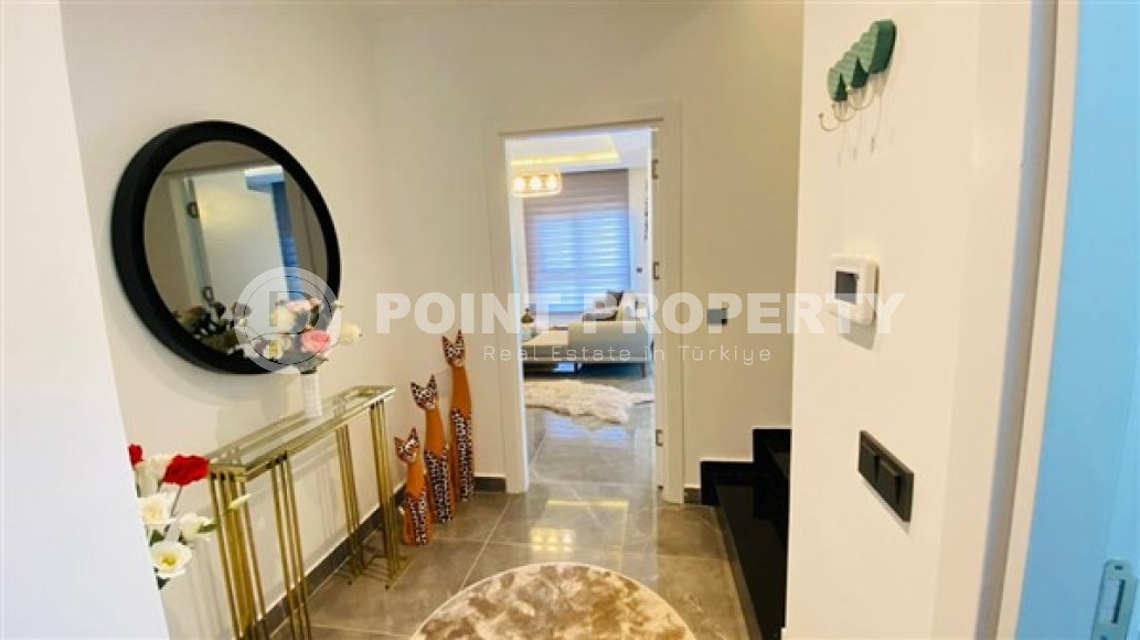 Меблированный дуплекс 2+1, 120м², с потрясающими видами в районе Алании Хасбахче-id-2182-фото-8