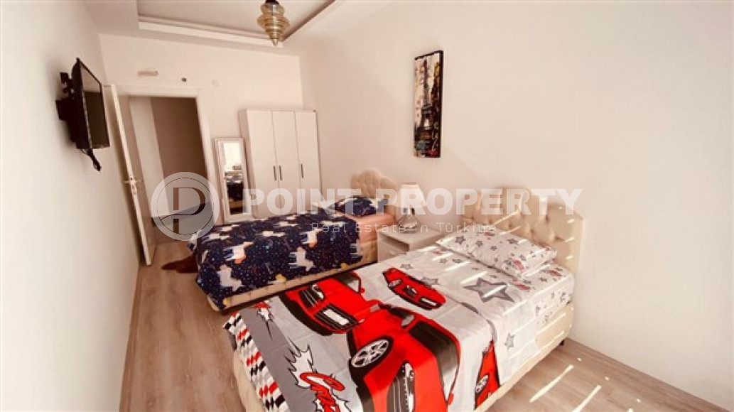 Меблированный дуплекс 2+1, 120м², с потрясающими видами в районе Алании Хасбахче-id-2182-фото-25