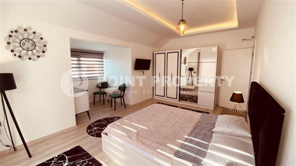 Меблированный дуплекс 2+1, 120м², с потрясающими видами в районе Алании Хасбахче-id-2182-фото-27