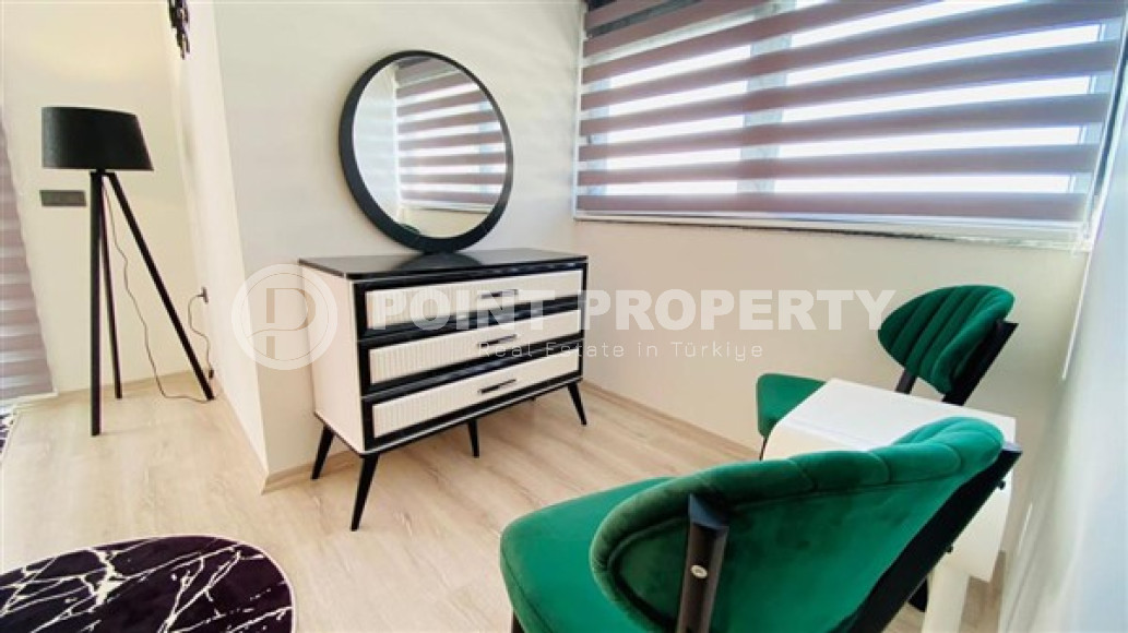 Меблированный дуплекс 2+1, 120м², с потрясающими видами в районе Алании Хасбахче-id-2182-фото-29