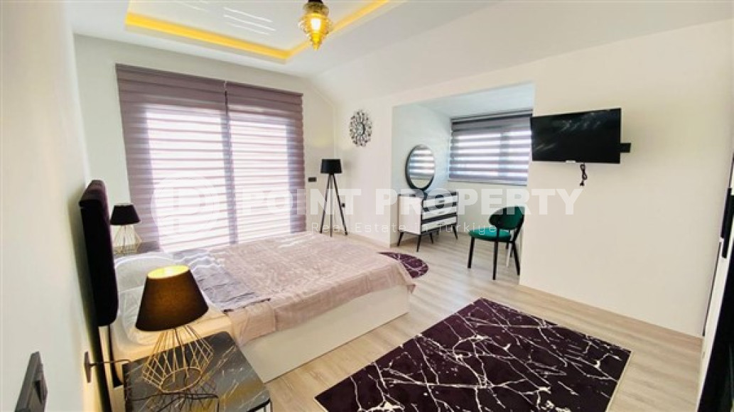 Меблированный дуплекс 2+1, 120м², с потрясающими видами в районе Алании Хасбахче-id-2182-фото-30