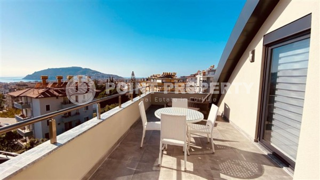 Меблированный дуплекс 2+1, 120м², с потрясающими видами в районе Алании Хасбахче-id-2182-фото-31