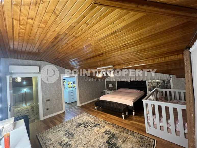 Пятикомнатный пентхаус, 250м², с видом на Аланийскую крепость в центре Алании, в 1000м от моря-id-2183-фото-22