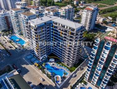 Квартира 2+1, 110м², с видом на море, в элитной резиденции в 250 метрах от моря в Махмутларе, Алания-id-2191-фото-2