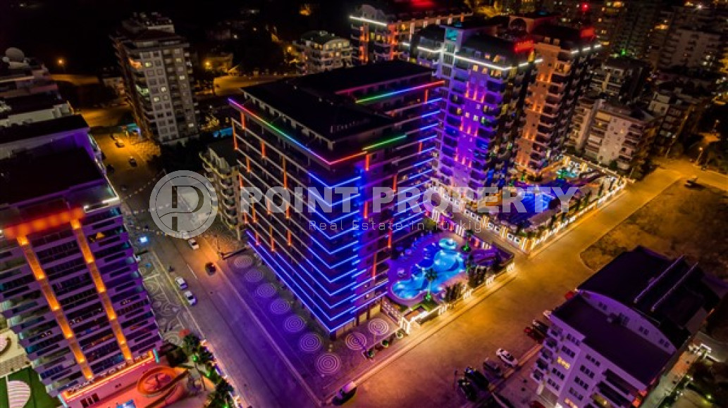 Квартира 2+1, 110м², с видом на море, в элитной резиденции в 250 метрах от моря в Махмутларе, Алания-id-2191-фото-3