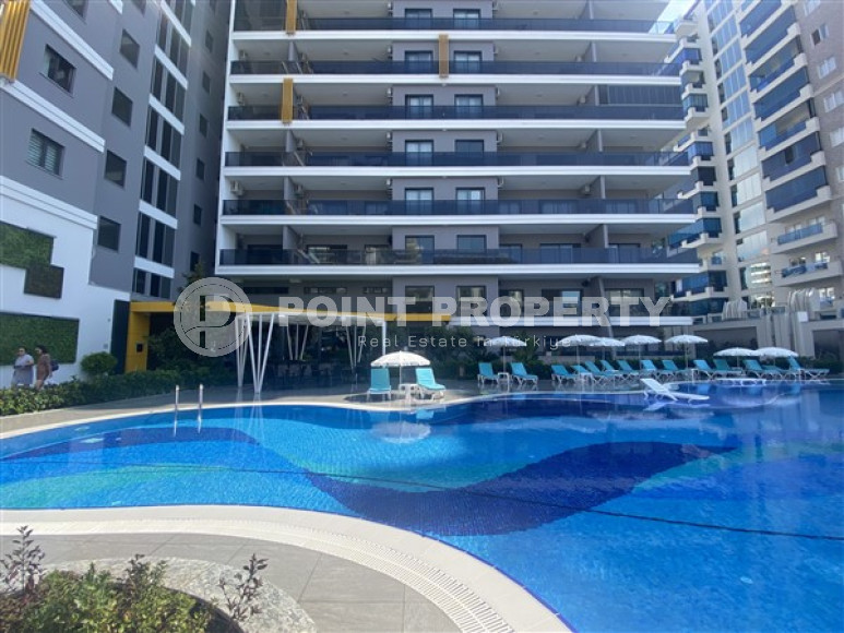 Квартира 2+1, 110м², с видом на море, в элитной резиденции в 250 метрах от моря в Махмутларе, Алания-id-2191-фото-5