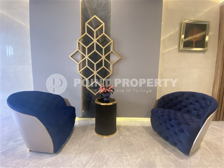 Квартира 2+1, 110м², с видом на море, в элитной резиденции в 250 метрах от моря в Махмутларе, Алания-id-2191-фото-16