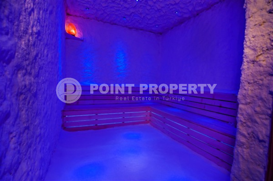 Квартира 2+1, 110м², с видом на море, в элитной резиденции в 250 метрах от моря в Махмутларе, Алания-id-2191-фото-23