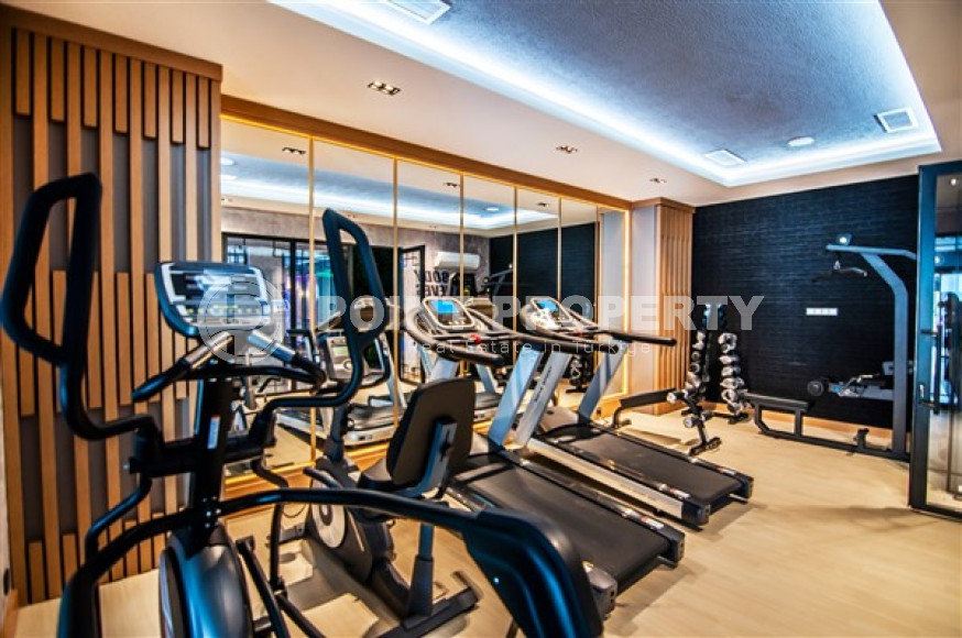 Квартира 2+1, 110м², с видом на море, в элитной резиденции в 250 метрах от моря в Махмутларе, Алания-id-2191-фото-24