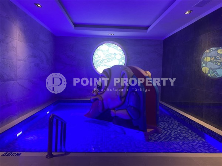 Квартира 2+1, 110м², с видом на море, в элитной резиденции в 250 метрах от моря в Махмутларе, Алания-id-2191-фото-30