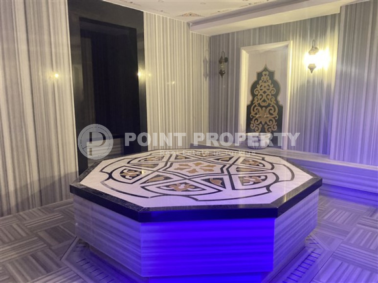 Квартира 2+1, 110м², с видом на море, в элитной резиденции в 250 метрах от моря в Махмутларе, Алания-id-2191-фото-33