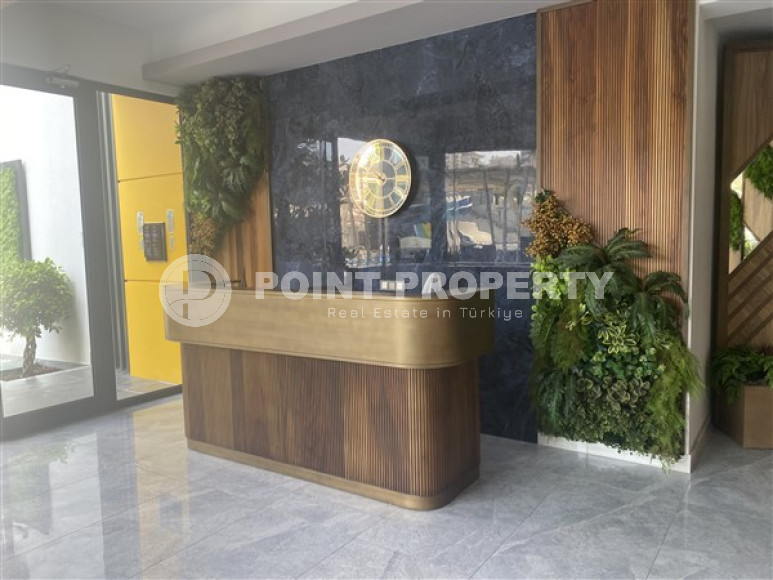 Квартира 2+1, 110м², с видом на море, в элитной резиденции в 250 метрах от моря в Махмутларе, Алания-id-2191-фото-35