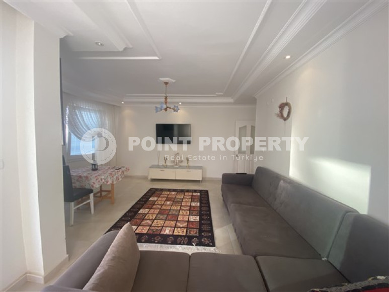 Готовая к проживанию, трехкомнатная квартира, 100м², в резиденции с бассейном в Махмутларе, Алания-id-2194-фото-5