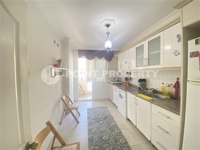 Готовая к проживанию, трехкомнатная квартира, 100м², в резиденции с бассейном в Махмутларе, Алания-id-2194-фото-6