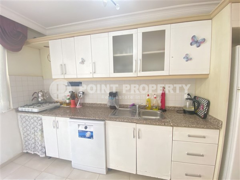 Готовая к проживанию, трехкомнатная квартира, 100м², в резиденции с бассейном в Махмутларе, Алания-id-2194-фото-7