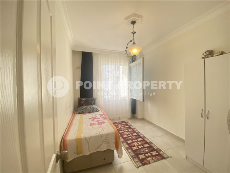 Готовая к проживанию, трехкомнатная квартира, 100м², в резиденции с бассейном в Махмутларе, Алания-id-2194-фото-10