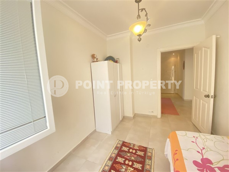 Готовая к проживанию, трехкомнатная квартира, 100м², в резиденции с бассейном в Махмутларе, Алания-id-2194-фото-11