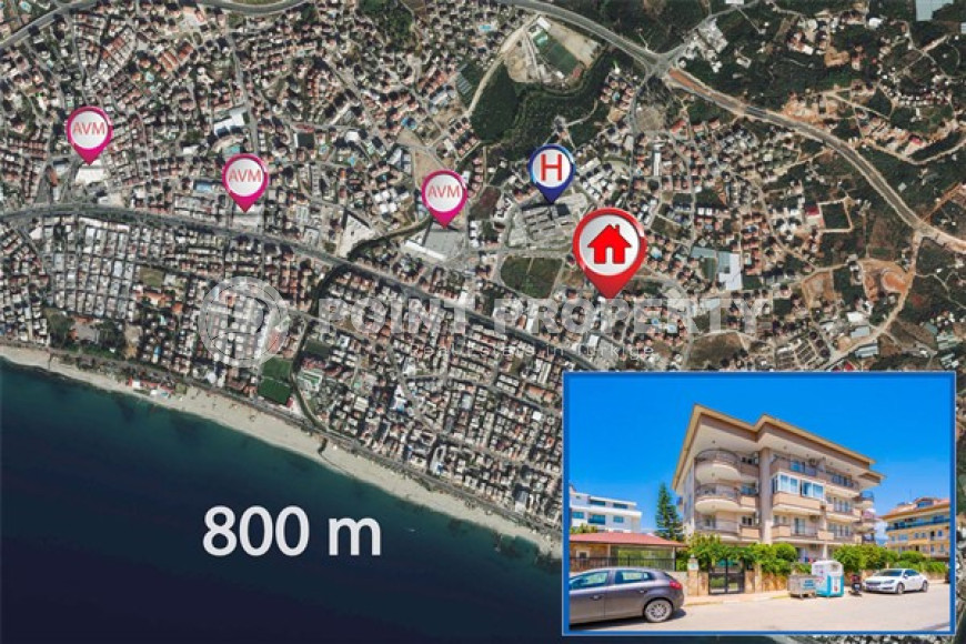 Квартира в районе Оба: пятикомнатный пентхаус, 150м², в 350м от центра-id-2196-фото-3