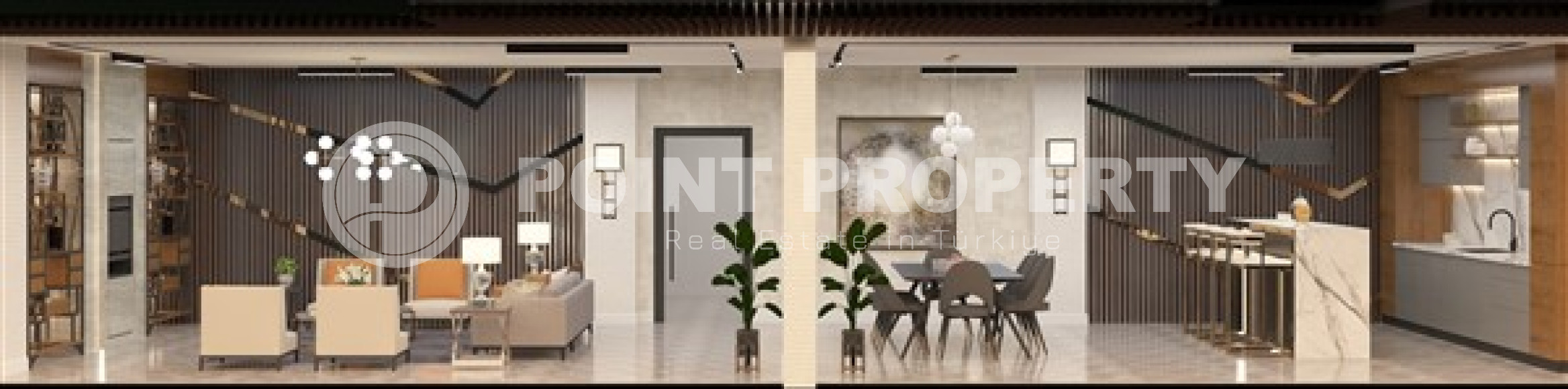 Apartment 1+1, 51m², in a complex with infrastructure at the final stage of construction in Oba, Alanya-id-2197-photo-4