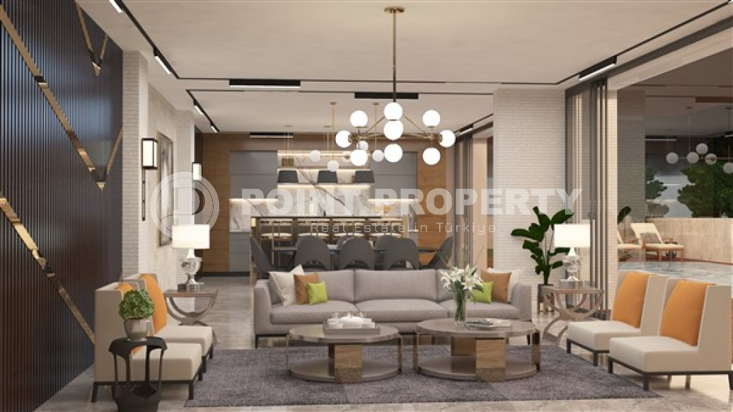 Apartment 1+1, 51m², in a complex with infrastructure at the final stage of construction in Oba, Alanya-id-2197-photo-8