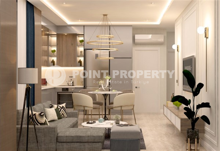 Apartment 1+1, 51m², in a complex with infrastructure at the final stage of construction in Oba, Alanya-id-2197-photo-9