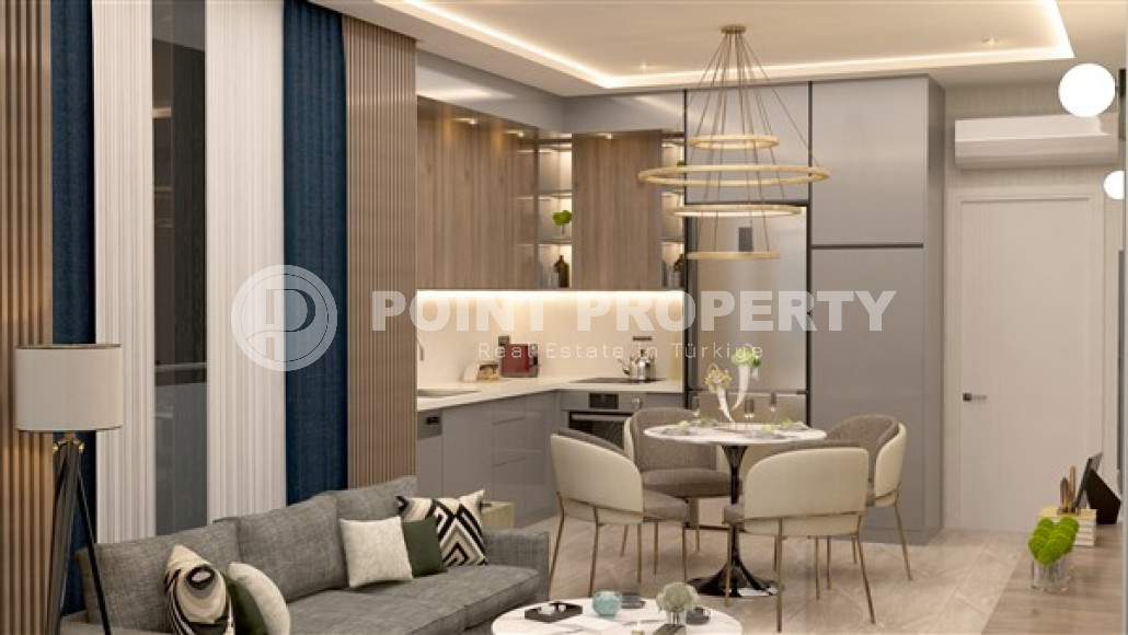 Apartment 1+1, 51m², in a complex with infrastructure at the final stage of construction in Oba, Alanya-id-2197-photo-11