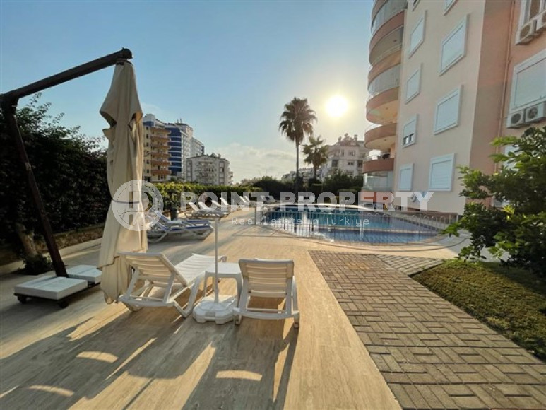 Готовая к проживанию, видовая трехкомнатная квартира, 120м², в 500м от моря в районе Тосмур, Алания-id-2198-фото-2