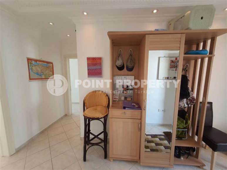 Готовая к проживанию, видовая трехкомнатная квартира, 120м², в 500м от моря в районе Тосмур, Алания-id-2198-фото-13