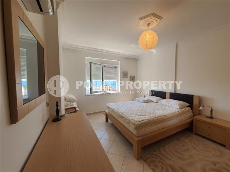 Готовая к проживанию, видовая трехкомнатная квартира, 120м², в 500м от моря в районе Тосмур, Алания-id-2198-фото-17