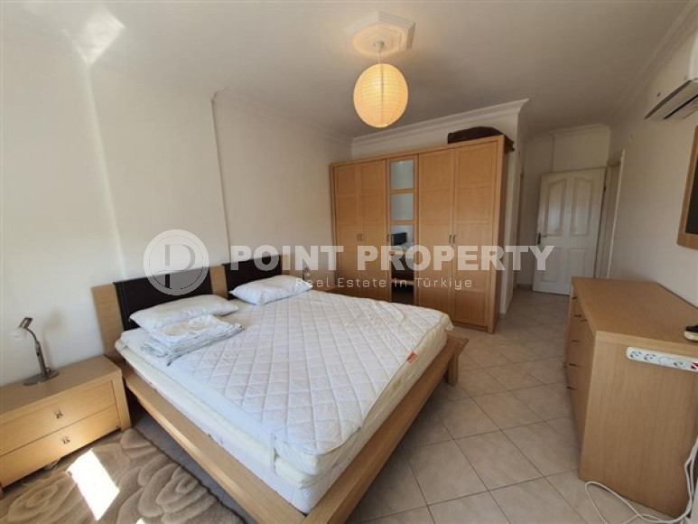 Готовая к проживанию, видовая трехкомнатная квартира, 120м², в 500м от моря в районе Тосмур, Алания-id-2198-фото-18