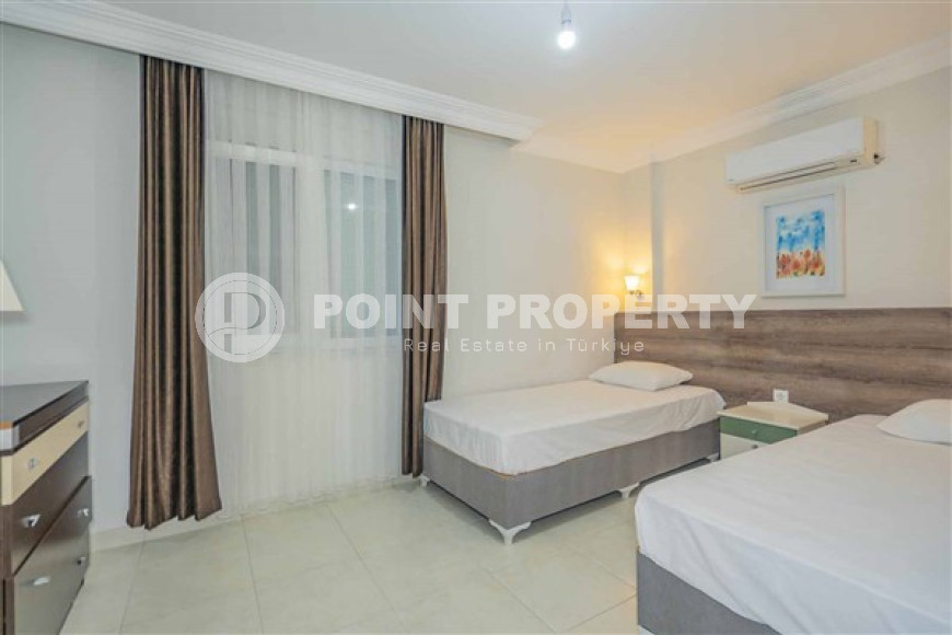 Частная меблированная двухэтажная вилла с тремя спальнями, 120м², в Тюрклере, Алания-id-2199-фото-19