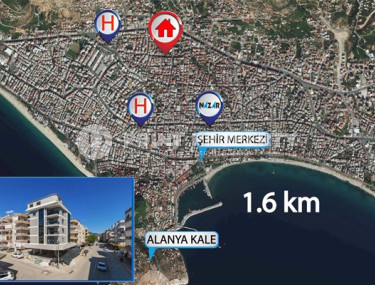 Alanya center: four-room apartment, 165m², in a complex with car parking, 1650m from the sea-id-2200-photo-2