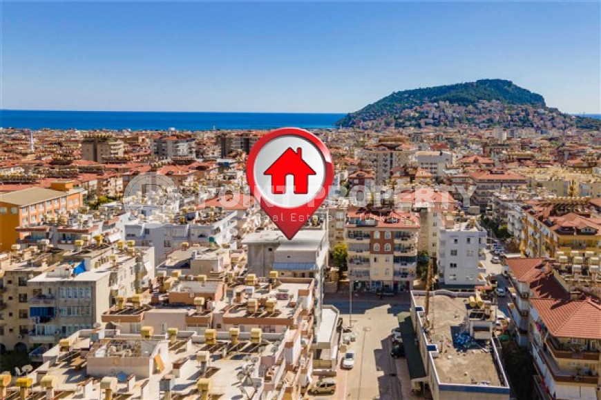 Центр Алании: четырехкомнатная квартира, 165м², в комплексе c автомобильной парковкой, 1650м от моря-id-2200-фото-3