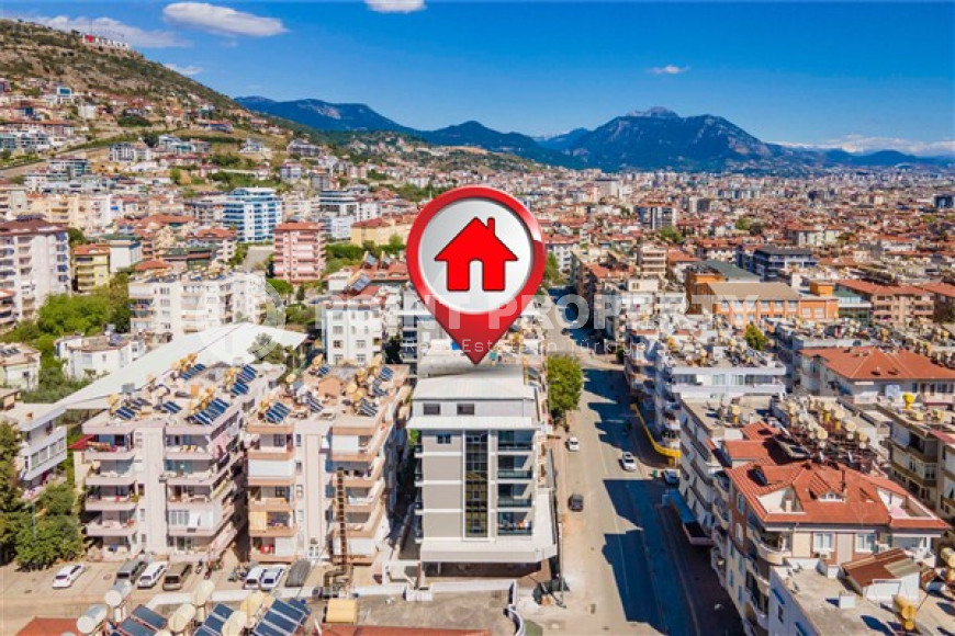 Центр Алании: четырехкомнатная квартира, 165м², в комплексе c автомобильной парковкой, 1650м от моря-id-2200-фото-4