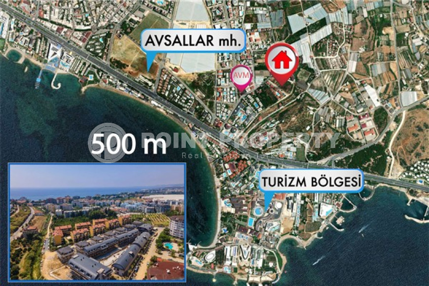 Фешенебельная вилла с четырьмя спальнями, 226м², в районе Авсаллар, Алания, в 500 метрах от моря-id-2201-фото-4