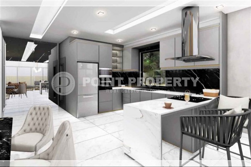 Фешенебельная вилла с четырьмя спальнями, 226м², в районе Авсаллар, Алания, в 500 метрах от моря-id-2201-фото-26