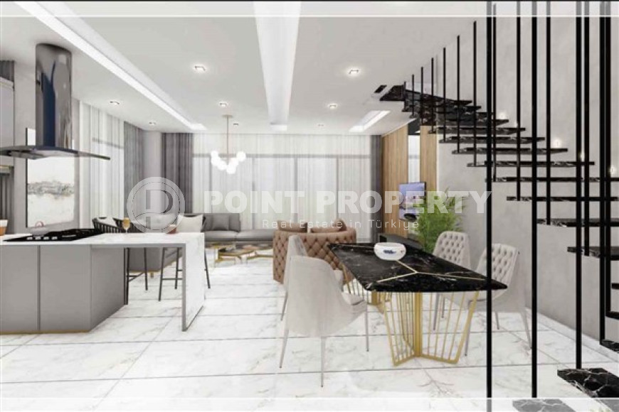 Фешенебельная вилла с четырьмя спальнями, 226м², в районе Авсаллар, Алания, в 500 метрах от моря-id-2201-фото-28