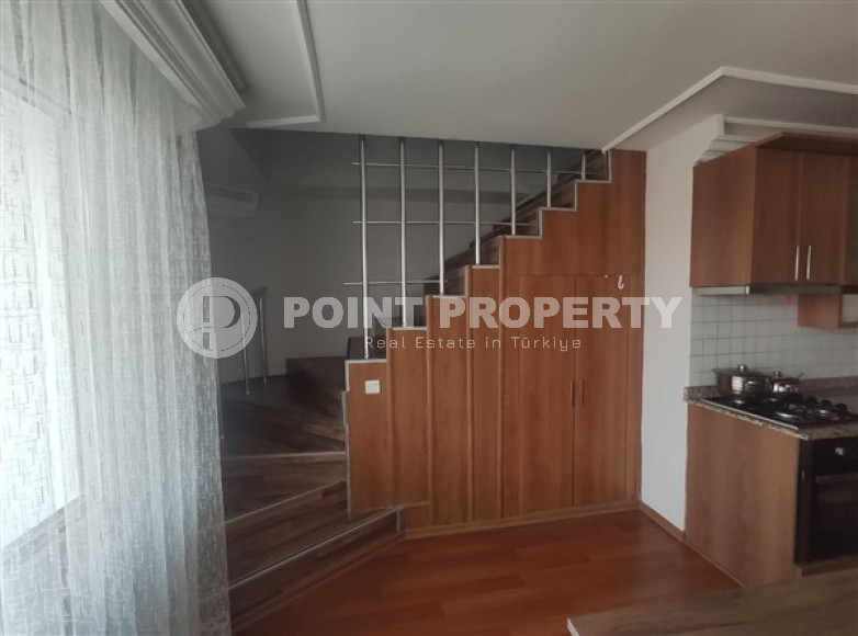 Three bedroom penthouse, 140m², in a residence with a swimming pool in Oba, Alanya, 150m from the sea-id-2210-photo-13