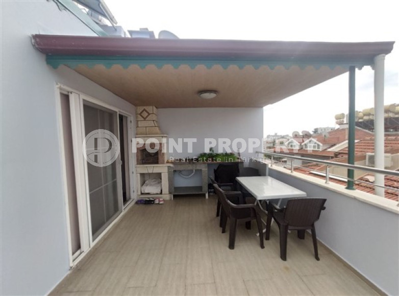 Three bedroom penthouse, 140m², in a residence with a swimming pool in Oba, Alanya, 150m from the sea-id-2210-photo-22