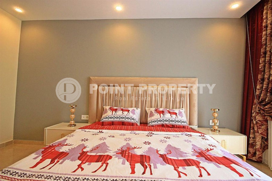 Large view duplex 3+1 with designer interior in Mahmutlar 250m from the Mediterranean Sea-id-1179-photo-21