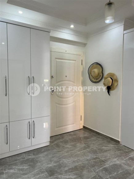 Элегантная трехкомнатная квартира, 116м² с выходом в сад в центре района Оба, Алания, в 250м от моря-id-2211-фото-5